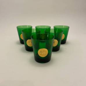 A Set of Six 1960s French Tumblers